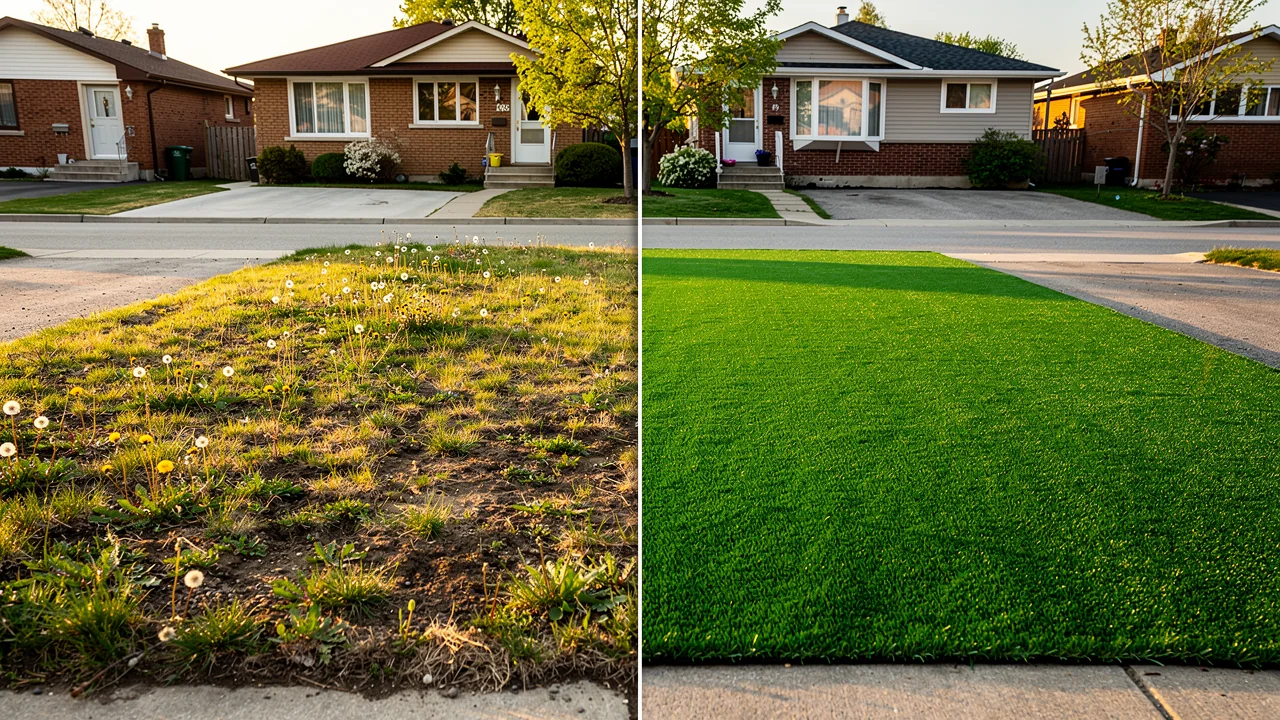 Artificial Turf vs. Natural Grass: What's Right for Windsor Homeowners?